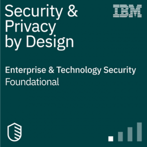 Security & Privacy by Design (SPbD) at IBM is a simplified and agile set of focused security and privacy practices including threat models, privacy assessments, security testing and vulnerability management. Badge earners will learn the foundations of SPbD@IBM including key concepts, methodology and tools.